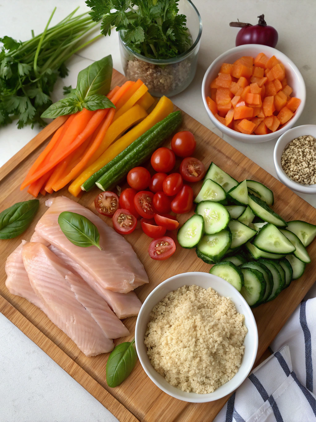 easy healthy dinner ideas ingredients